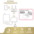 Termostat 49683035 gretje in hlajenje 230V WI-FI smart, črn