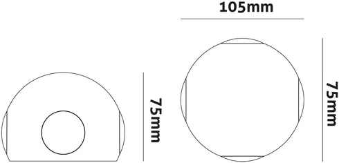 Avide 928623 Zunanja svetilka Cairo 4-stranska LED 12W 4000K 477lm IP54