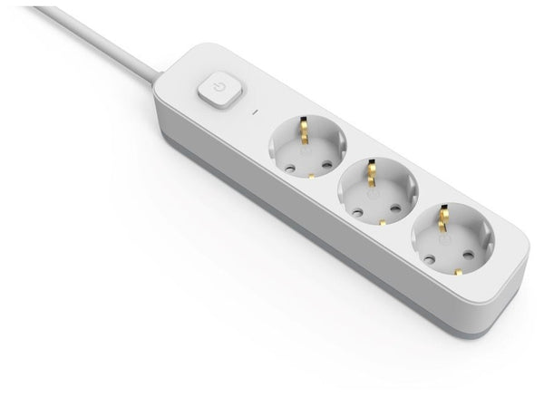 Entac 90927 Podaljšek s stikalom 3-vtični 3m bel 3G1.5 IP20