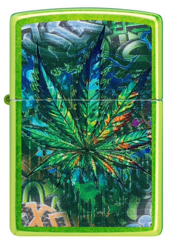 Zippo 46846 vžigalnik Graffiti Cannabis