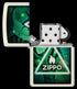 Zippo vžigalnik 60.006.871 Triangle Leaves, Glow in the Dark