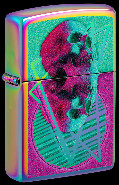 Zippo 60.006.889 vžigalnik Skull Mirrored
