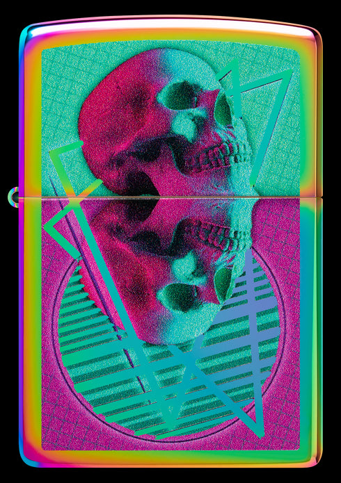 Zippo 60.006.889 vžigalnik Skull Mirrored