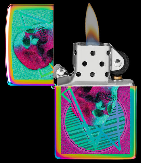Zippo 60.006.889 vžigalnik Skull Mirrored