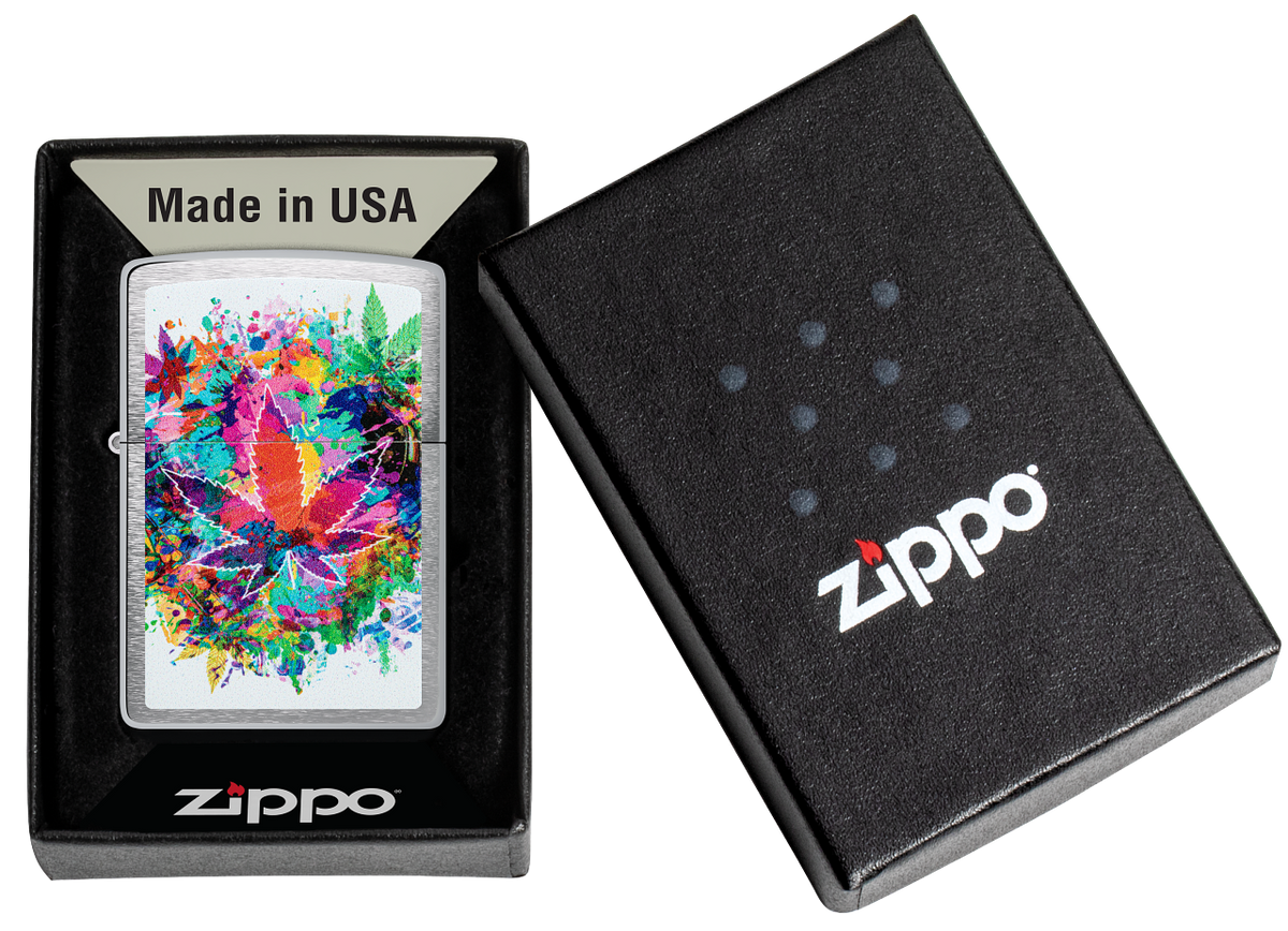 Zippo vžigalnik 60.006.901 Colorful Cannabis