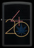 Zippo vžigalnik 60.006.904 Cannabis 420 Black Light