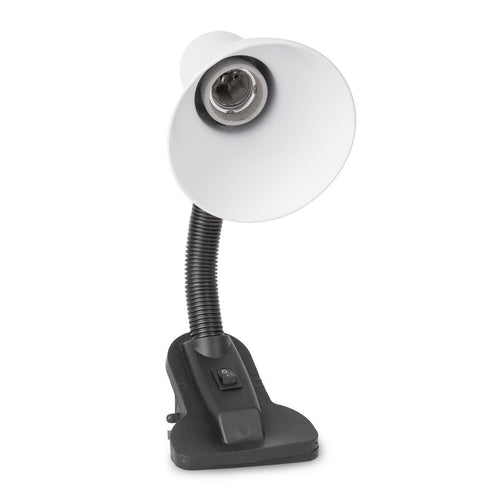 Svetilka namizna Basic s klipom max 60W bela LED, ABDL-CLIP-W-60W