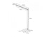 Asalite ASAL0246 Namizna svetilka 7W LED CCT + brezžična postaja