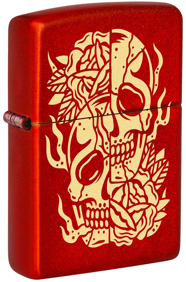 Zippo vžigalnik 36059 Tattoo Split Skull