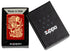 Zippo vžigalnik 36059 Tattoo Split Skull