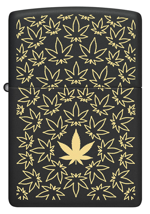Zippo vžigalnik 36070 Cannabis Leaf