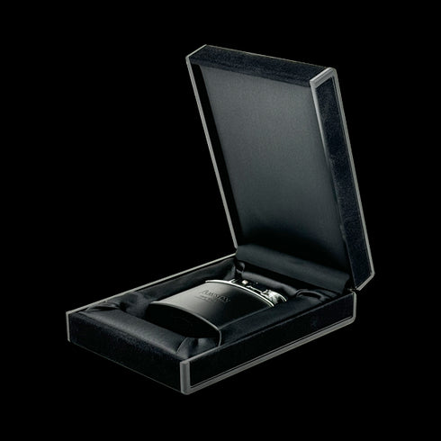 Ronson 210003 Vžigalnik polnilni Nostalgia kremen v črni barvi