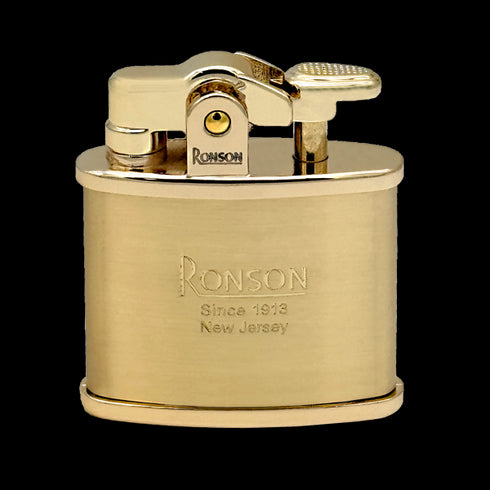 Set darilni Ronson 301001 vžigalnik zlat Nostalgia in Bencin 133 ml