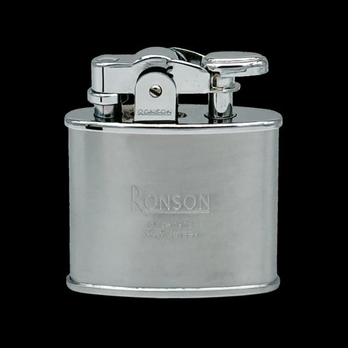Ronson 21002 Vžigalnik polnilni Nostalgia kremen v srebrni barvi