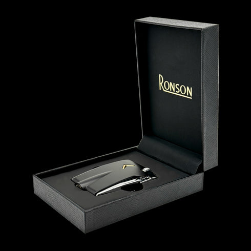 Ronson 101004 Vžigalnik plinski Mini Premier Vareflame črn