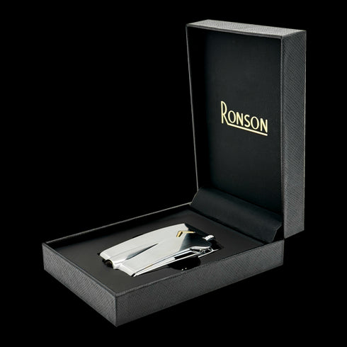 Ronson 101001 Vžigalnik plinski Mini Premier Vareflame srebrn