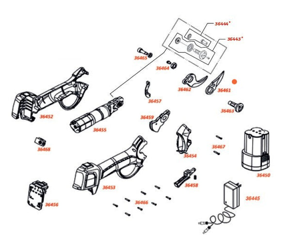 Ausonia 36461 Rezilo zgornje za škarje Work-It 30(31815)