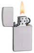 Zippo vžigalnik 1605 Slim® Satin Chrome