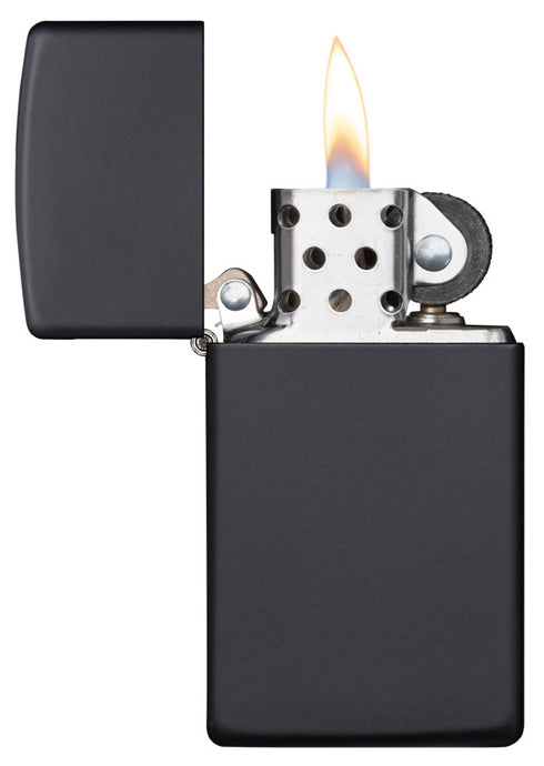Zippo vžigalnik 1618 Slim® Black Matte