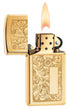 Zippo vžigalnik 1652B Venetian® Slim® High Polished Brass