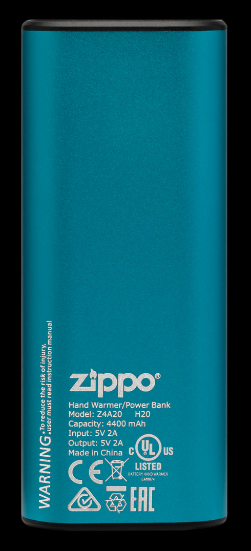 Zippo 2.007.398 HeatBank™ 6 - Polnilni grelec in Power Bank, Modra