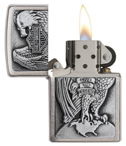 Zippo vžigalnik 200HD.H231 Eagle & Globe Emblem