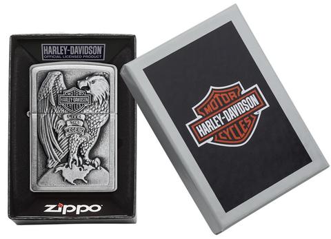 Zippo vžigalnik 200HD.H231 Eagle & Globe Emblem