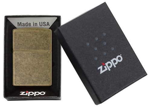 Zippo vžigalnik 201FB Antique Brass
