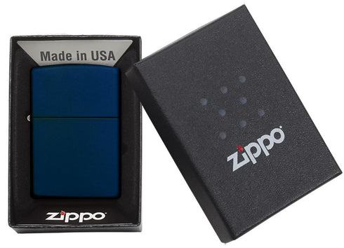 Zippo vžigalnik 239 Navy Blue Matte