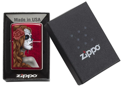 Zippo vžigalnik 28830 Day of the Dead Lady