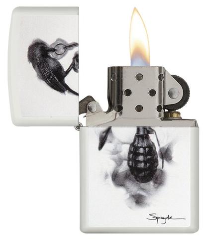 Zippo vžigalnik 29645 Spazuk Raven & Granade