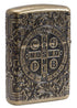 Zippo vžigalnik 29719 St. Benedict, Armor® Antique Brass