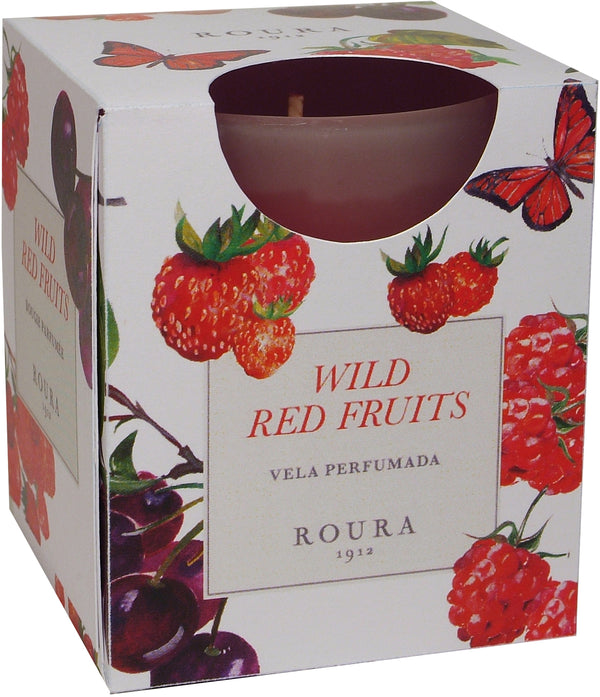 Roura 333033.134 Sveča v brušenem steklu Gozdni sadeži