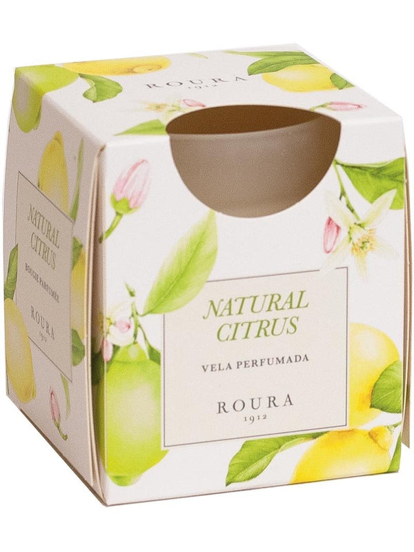 Roura 333033.140 Sveča v brušenem steklu Citrus