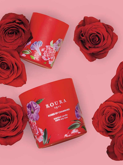 Roura 333501.220 Sveča Roses of Chambord - Aroma 3 v 1