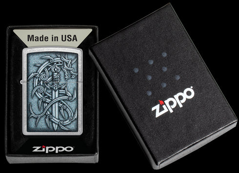 Zippo vžigalnik 48365 Medieval Sword & Dragon
