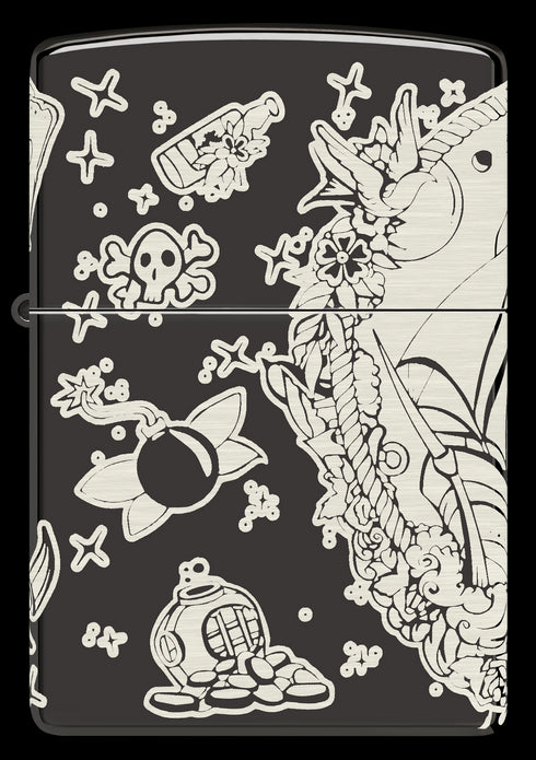 Zippo vžigalnik 48398 Tattoo Pirates