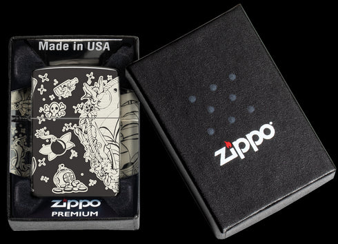 Zippo vžigalnik 48398 Tattoo Pirates