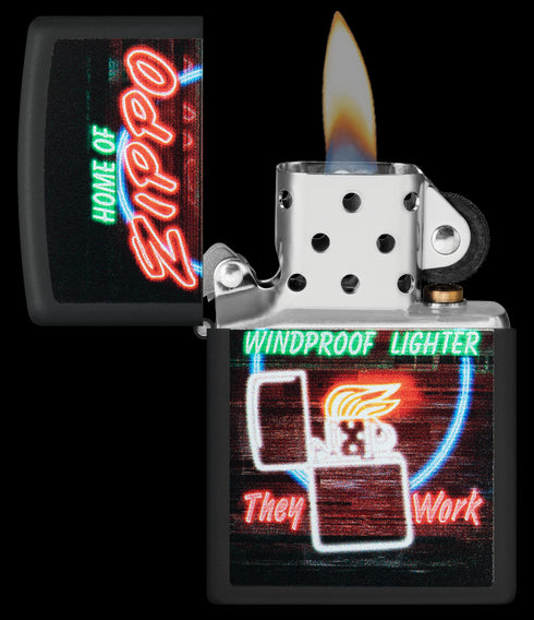Zippo vžigalnik 48455 Zippo Neon Sign