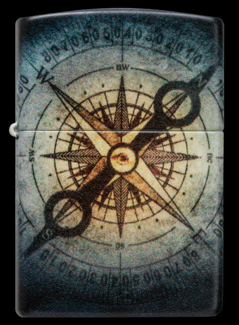 Zippo vžigalnik 48562 Compass Skull