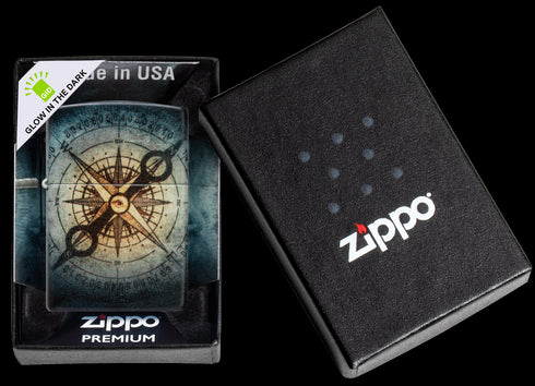 Zippo vžigalnik 48562 Compass Skull