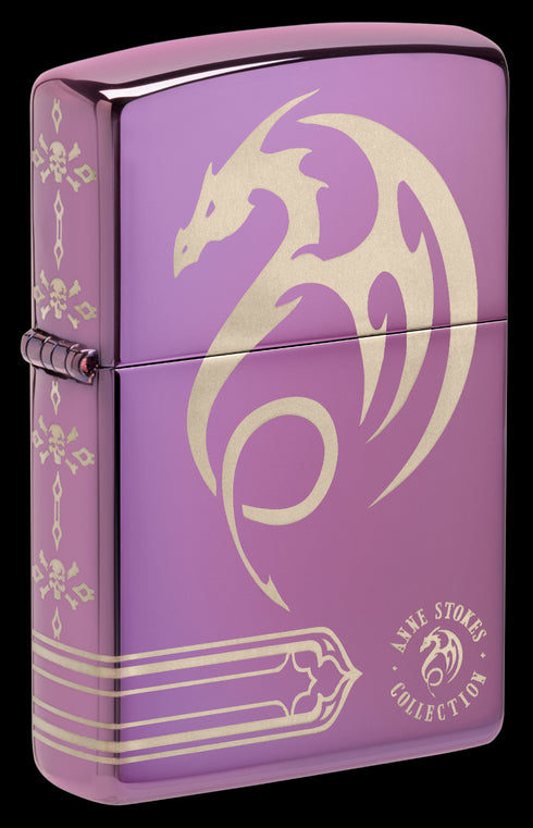 Zippo vžigalnik 48574 Anne Stokes Dragon & Skull