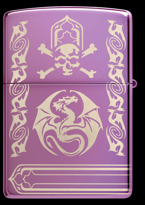 Zippo vžigalnik 48574 Anne Stokes Dragon & Skull