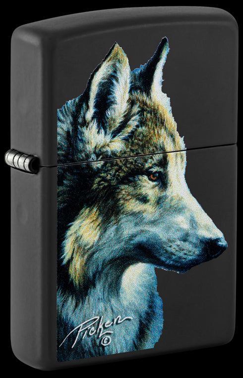 Zippo vžigalnik 48598 Linda Picken, Wolf