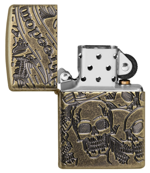 Zippo vžigalnik 49035 Freedom Skull