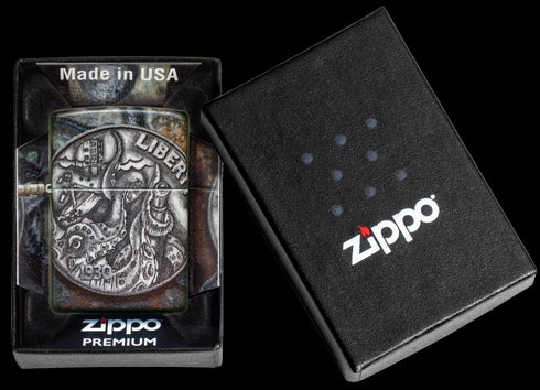 Zippo vžigalnik 49434 Pirate Coin
