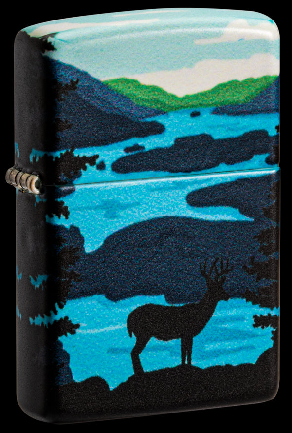Zippo vžigalnik 49483 Deer & Landscape