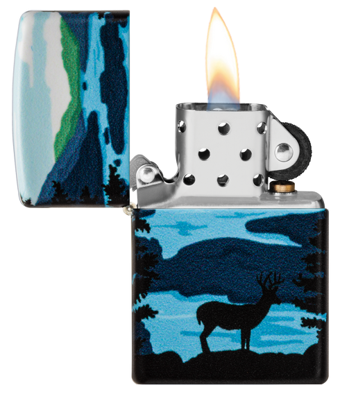 Zippo vžigalnik 49483 Deer & Landscape