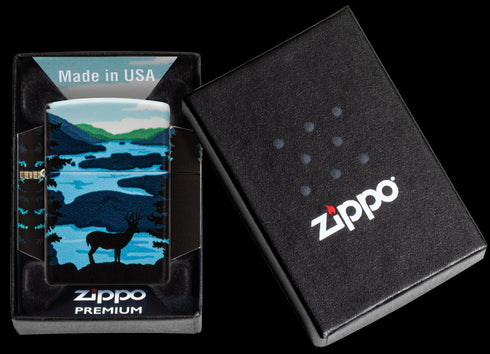 Zippo vžigalnik 49483 Deer & Landscape