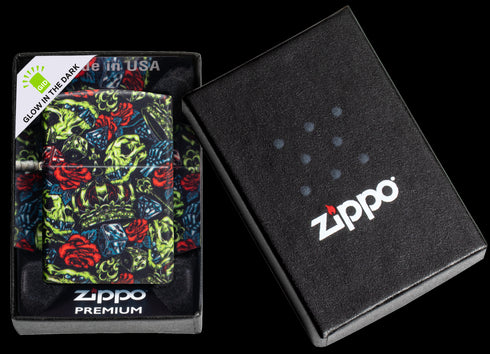 Zippo vžigalnik 49696 Skull Crown